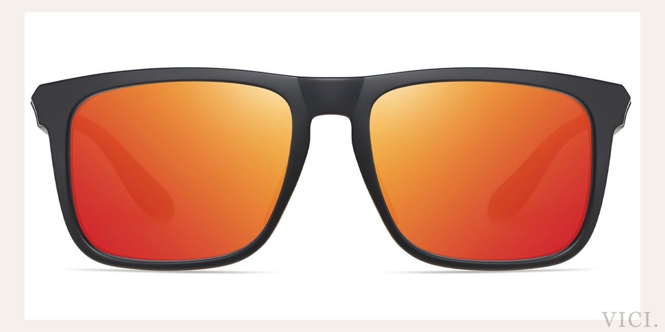 Mirrored Red Polarized