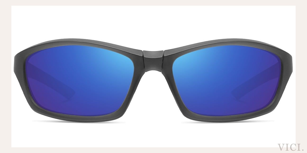 Mirrored Blue Polarized