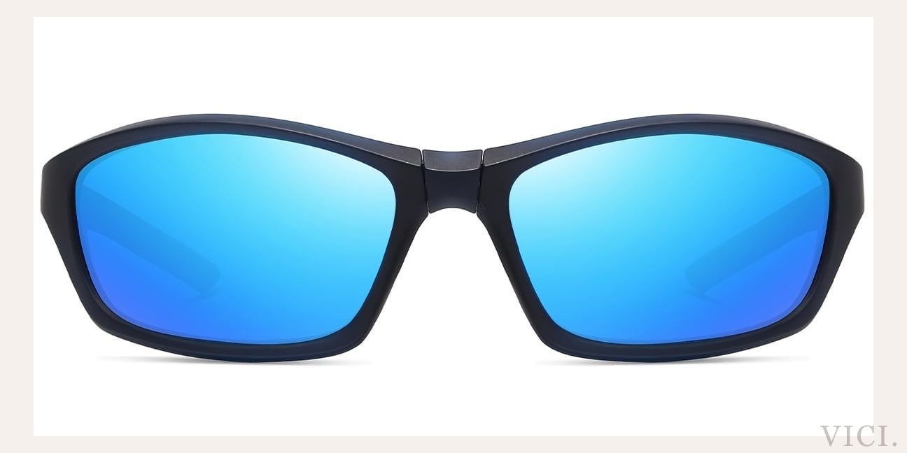 Mirrored Ice Blue Polarized