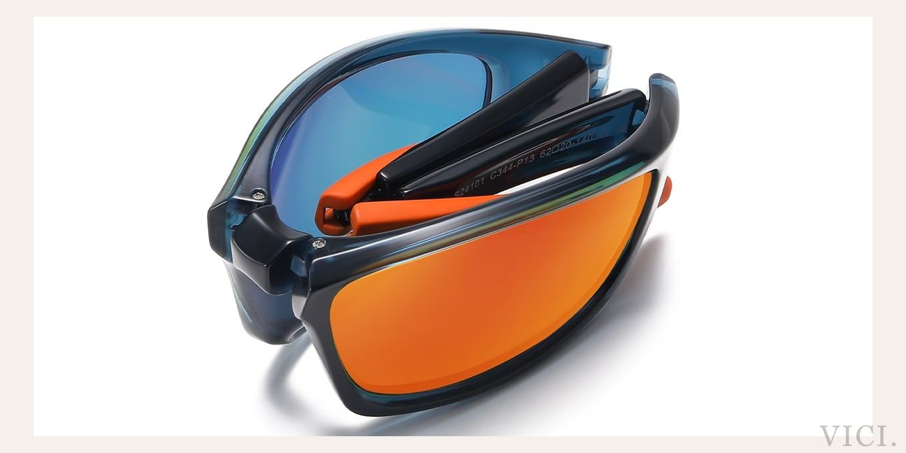 Mirrored Red Polarized