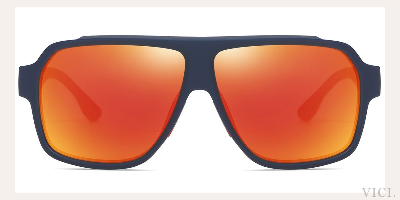 Mirrored Red Polarized