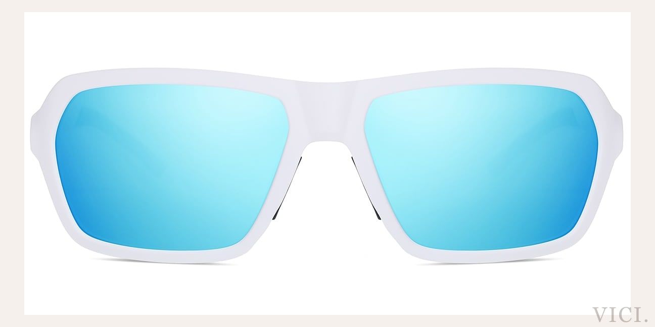 Mirrored Ice Blue Polarized
