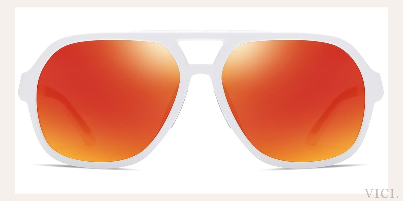 Mirrored Red Polarized