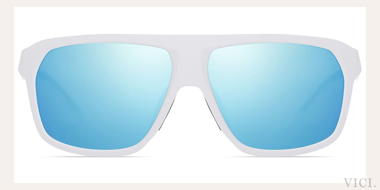 Vici TR plast — Mirrored Ice Blue Polarized