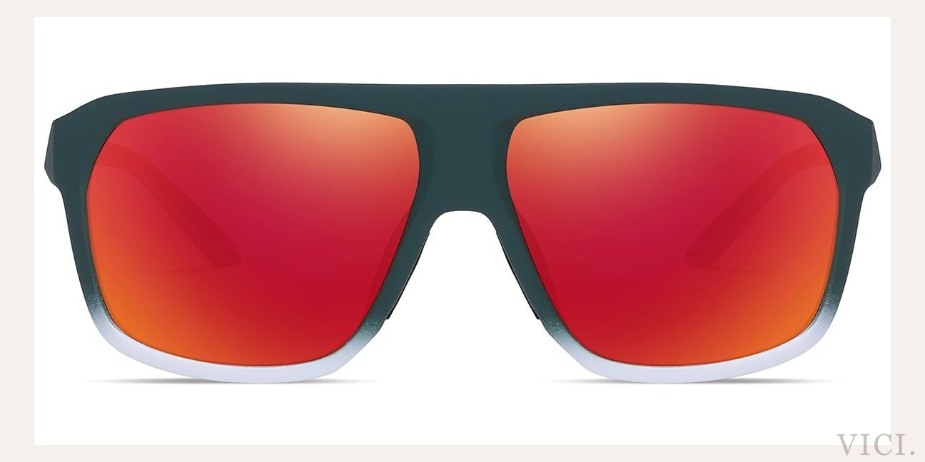 Mirrored Red Polarized