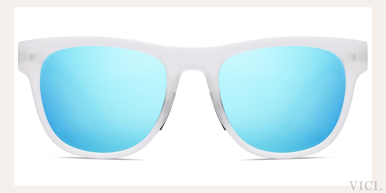 Mirrored Ice Blue Polarized