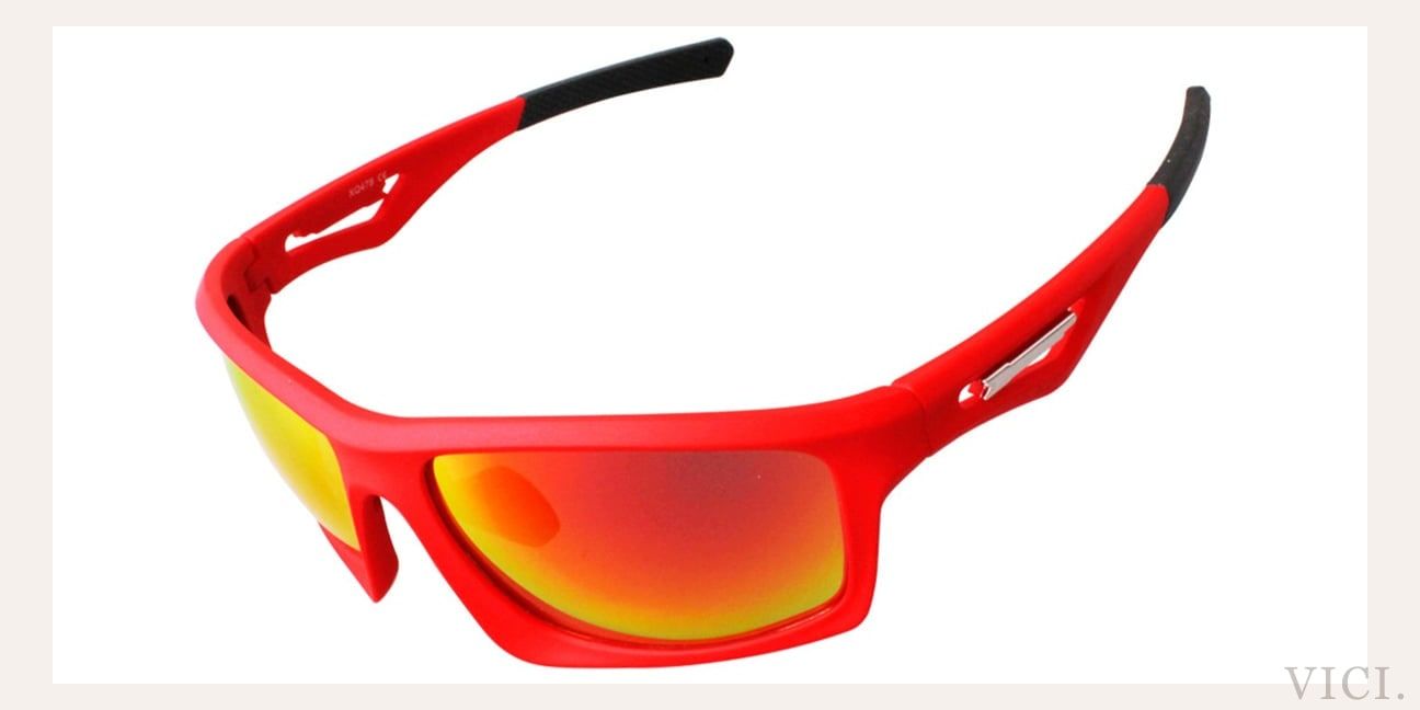 Mirrored Red Polarized